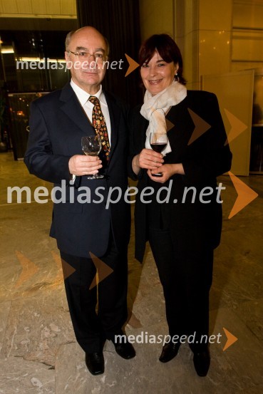 Mitja Rotovnik, generalni direktor Cankarjevega doma in ...Podelitev Prešernovih nagrad 2009