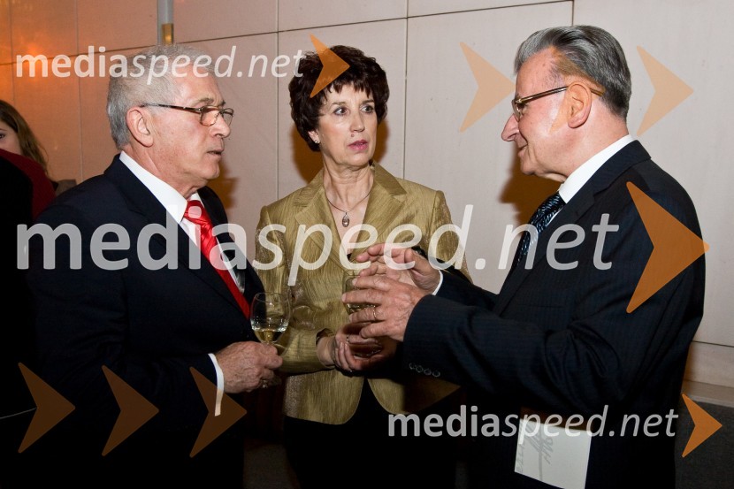 ..., ... in Miran Potrč, poslanec in podpredsednik DZ RSPodelitev Prešernovih nagrad 2009