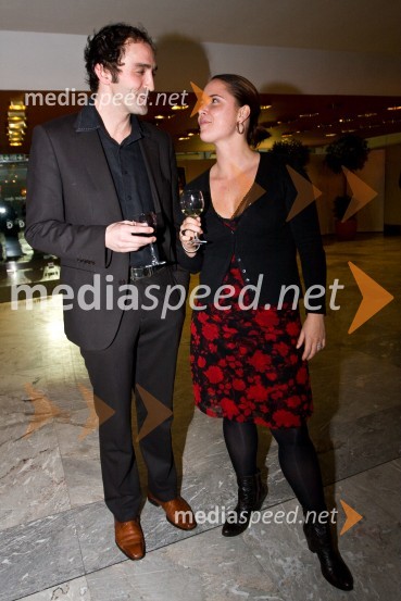 Vito Rožej, igralec z dekletomPodelitev Prešernovih nagrad 2009