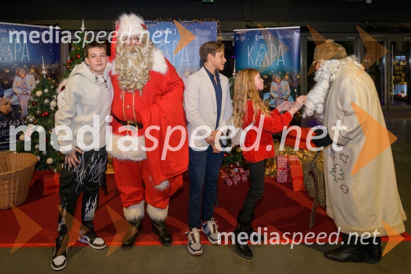  Emil Kulović, igralec;  ... ;  Tilen Kolbe, igralec;  Kaja Podrebersek, igralka;  ... Premiera prvega slovenskega  božičnega filma KAPA  v Mariboxu