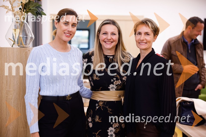  Petra Jošt Tršan, stiki z javnostjo, MOK;  Katja Štruc, vodja kabineta MO Kranj;  Ines Šmon, MOKOdprtje dnevno varstvenega centra na Planini