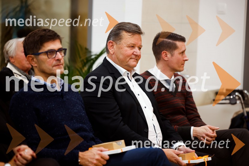  Matjaž Rakovec, župan Mestne občine Kranj; dr. Aleksander Jevšek, minister za razvoj in EU kohezijsko politiko;  Janez Černe, podžupan Mestne občine KranjOdprtje dnevno varstvenega centra na Planini