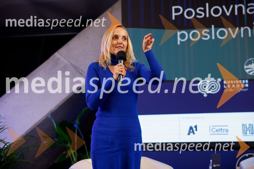  Ajša Vodnik, izvršna direktorica AmCham (Ameriška gospodarska zbornica)Poslovna liderka in poslovni lider 2023