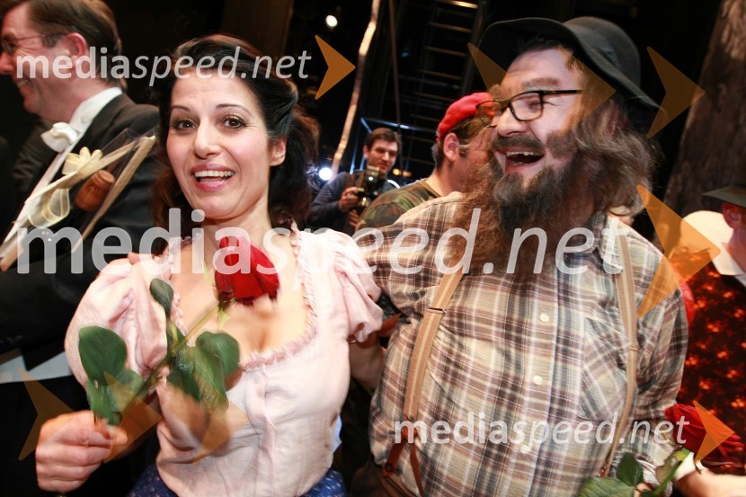 Irena Petkova in Janko Volčanšek, operna pevcaZlatorog, premiera opere