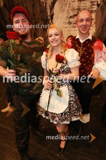 Jaki Jurgec in Sabina Cvilak Damjanovič, operna pevcaZlatorog, premiera opere