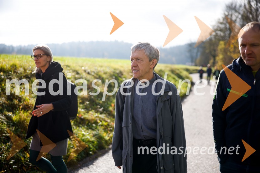 Otvoritev nove šolske poti od naselja Pangrščica do Trstenika