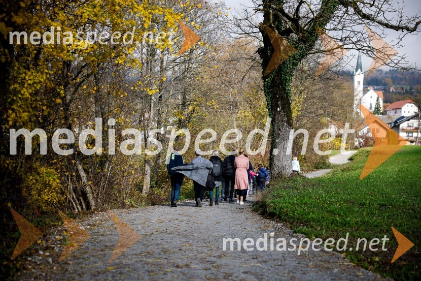 Otvoritev nove šolske poti od naselja Pangrščica do Trstenika