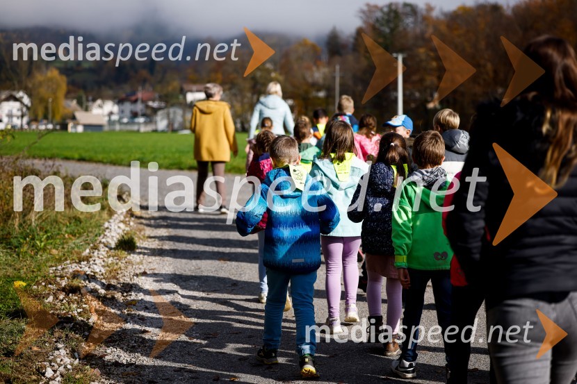 Otvoritev nove šolske poti od naselja Pangrščica do Trstenika