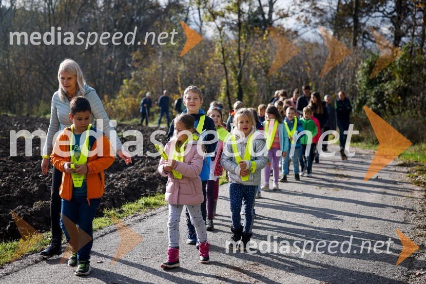 Otvoritev nove šolske poti od naselja Pangrščica do Trstenika