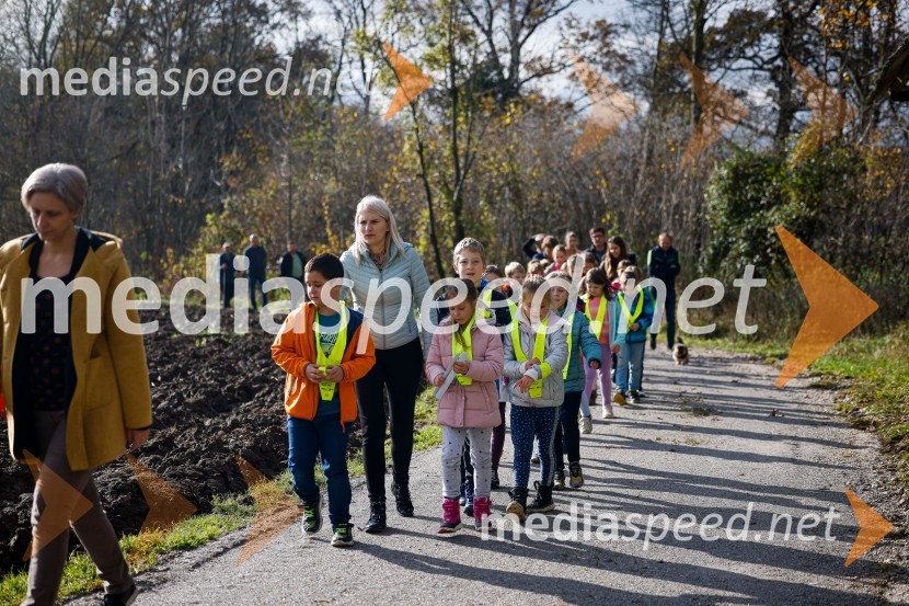 Otvoritev nove šolske poti od naselja Pangrščica do Trstenika