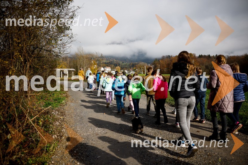 Otvoritev nove šolske poti od naselja Pangrščica do Trstenika