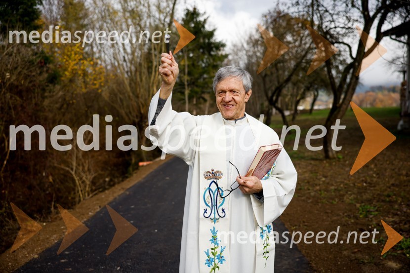 Otvoritev nove šolske poti od naselja Pangrščica do Trstenika