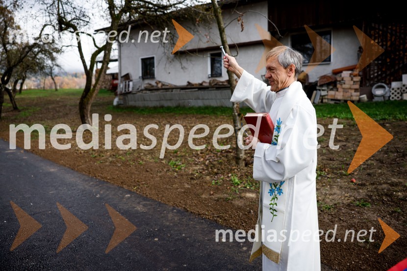 Otvoritev nove šolske poti od naselja Pangrščica do Trstenika
