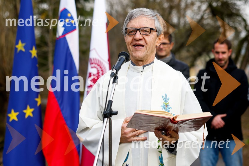 Otvoritev nove šolske poti od naselja Pangrščica do Trstenika