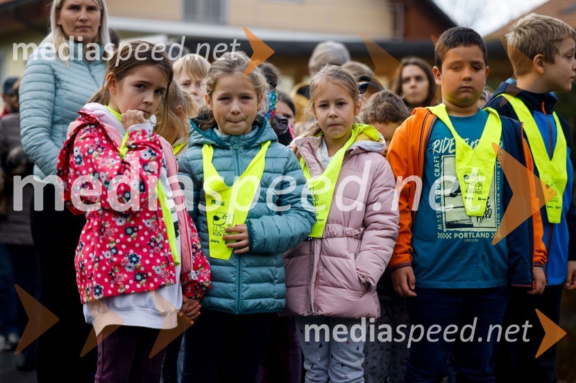 Otvoritev nove šolske poti od naselja Pangrščica do Trstenika