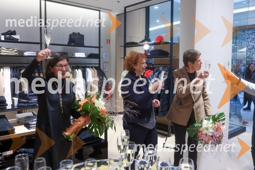  Jožica Brcar, komercialna direktorica Magistrat International;  ... ;  ... Otvoritev trgovin BOSS in HUGO v Europarku