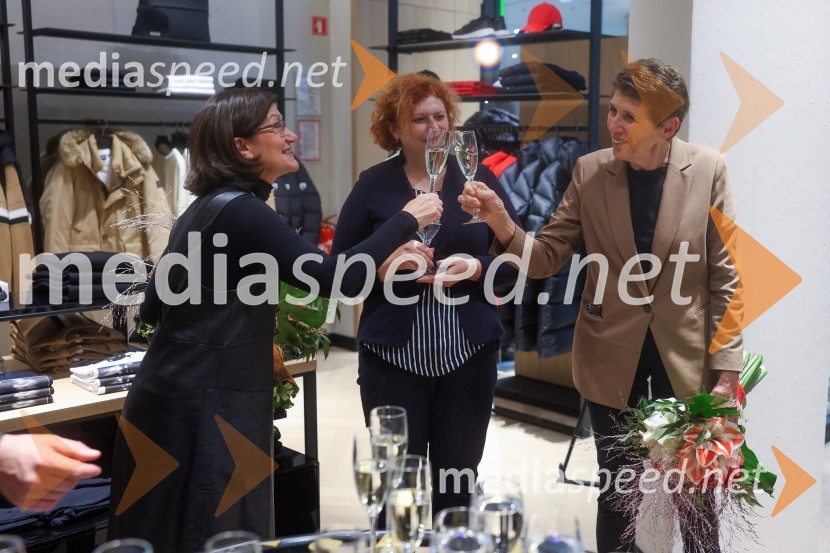  Jožica Brcar, komercialna direktorica Magistrat International;  ... ;  ... Otvoritev trgovin BOSS in HUGO v Europarku