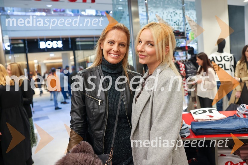  Miša Margan Kocbek, novinarka revije Zvezde/Lady, direktorica agencije Glammodels, Mima;  ... Otvoritev trgovin BOSS in HUGO v Europarku