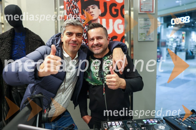  Bor Greiner, odgovorni urednik, Radio City;  ... Otvoritev trgovin BOSS in HUGO v Europarku