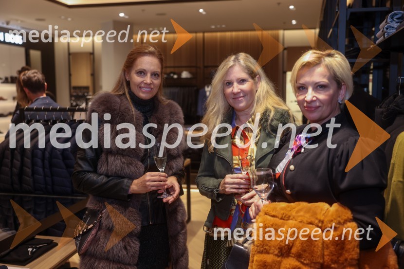  Miša Margan Kocbek, novinarka revije Zvezde/Lady, direktorica agencije Glammodels, Mima;  ... ;  ... Otvoritev trgovin BOSS in HUGO v Europarku