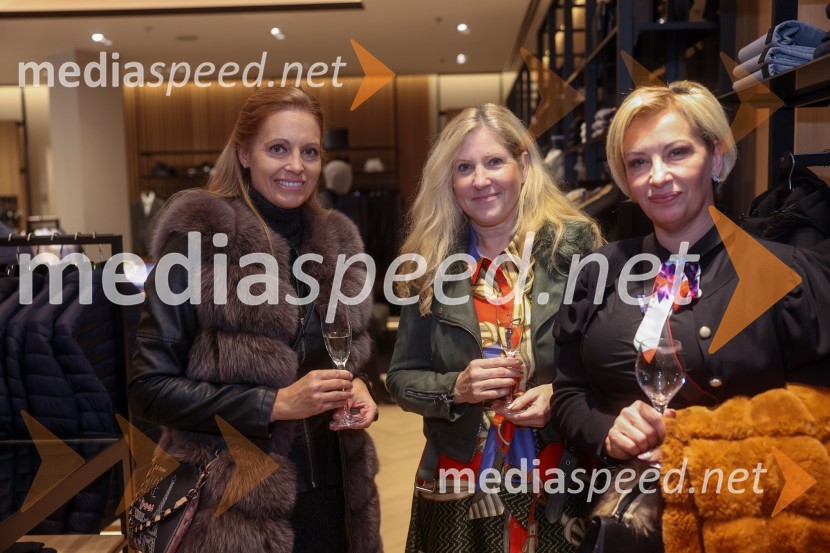  Miša Margan Kocbek, novinarka revije Zvezde/Lady, direktorica agencije Glammodels, Mima;  ... ;  ... Otvoritev trgovin BOSS in HUGO v Europarku