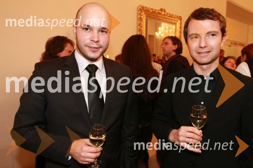 Matevž Frangež, poslanec SD v DZ in Tomaž Orešič, EFT GroupZlatorog, premiera opere