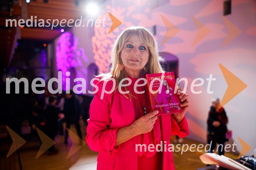  Zvezdana  Mlakar, igralkaPogovori, ki so mi spremenili življenje, izid knjige Zvezdane Mlakar in Roka Smoleja