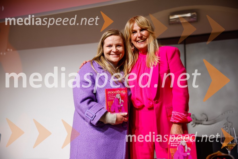  Alma Rahne, novinarka 24ur.com in POP TV;  Zvezdana  Mlakar, igralkaPogovori, ki so mi spremenili življenje, izid knjige Zvezdane Mlakar in Roka Smoleja