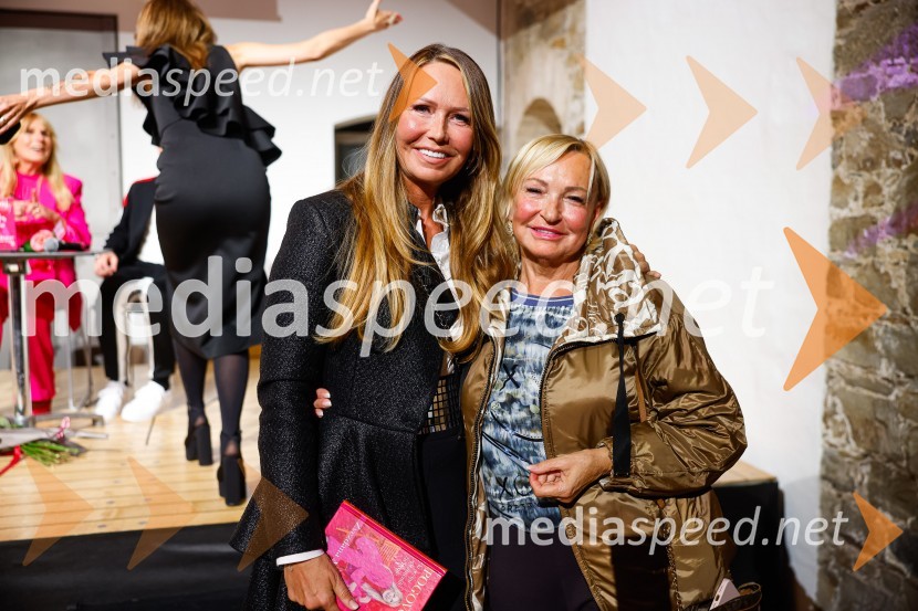  Mirjam Poterbin, mama Luke Dončića;  Milena PoterbinPogovori, ki so mi spremenili življenje, izid knjige Zvezdane Mlakar in Roka Smoleja