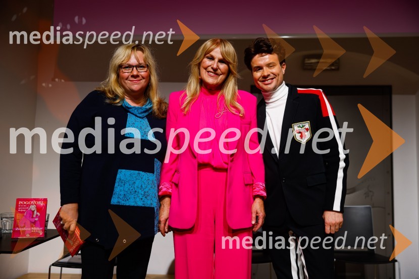  ... ;  Zvezdana  Mlakar, igralka;  Rok Smolej, televizijecPogovori, ki so mi spremenili življenje, izid knjige Zvezdane Mlakar in Roka Smoleja