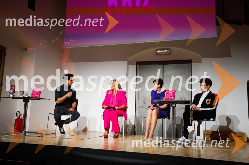  Maj Klemenc;  Zvezdana  Mlakar, igralka;  Saša  Einsiedler, mentorica za uspeh;  Rok Smolej, televizijecPogovori, ki so mi spremenili življenje, izid knjige Zvezdane Mlakar in Roka Smoleja