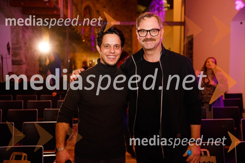  Maj Klemenc;  Jurij  Zrnec, igralecPogovori, ki so mi spremenili življenje, izid knjige Zvezdane Mlakar in Roka Smoleja