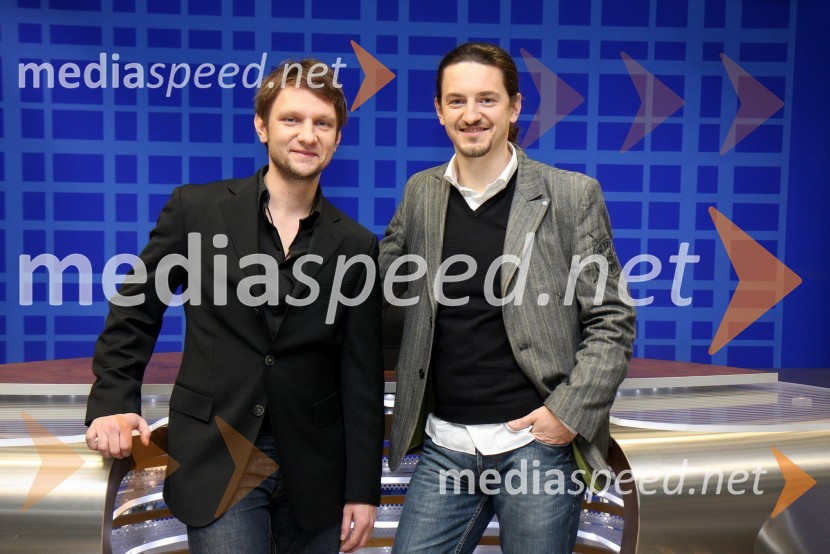 Skupina Fusion PopRdeča preproga s Sebastianom, snemanje oddaje