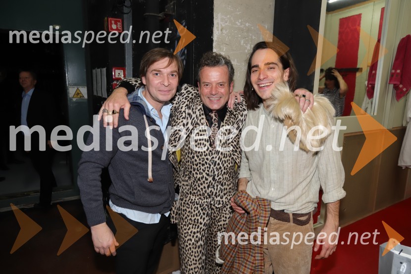  Anton Bogov, baletni solist;  Vojko Belšak, igralec;  Petja Labović, igralecSamo ne se ustavit!, premiera drame v SNG Maribor