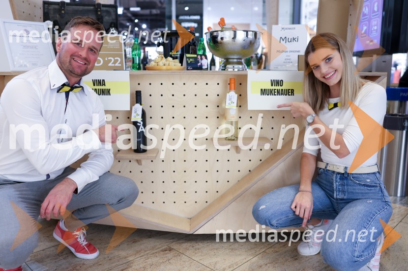  Domen Jaunik, Vinogradništvo Jaunik;  Maruša Mukenauer, Vino MukenauerPubeci 2022 v centru Aleja Ljubljana