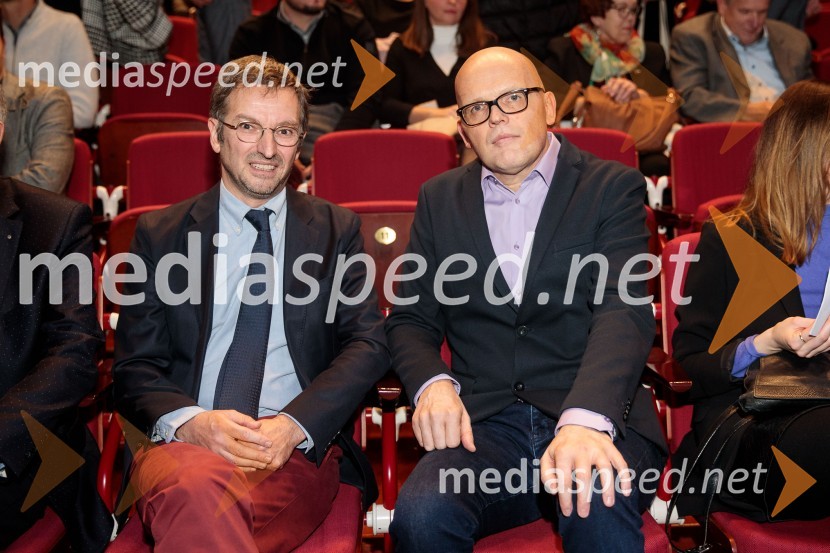  Karl Cogard, direktor, Francoski inštitut v Sloveniji;  Simon Popek, direktor, festival LIFFe33. LIFFE, zaključek ljubljanskega mednarodnega filmskega festivala