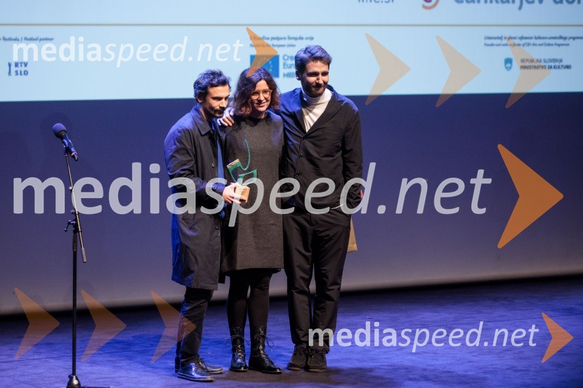  Juraj  Lerotić, Filmski režiser;  Miljenka  Čogelja, Filmska producentka;  Goran Marković, igralec33. LIFFE, zaključek ljubljanskega mednarodnega filmskega festivala