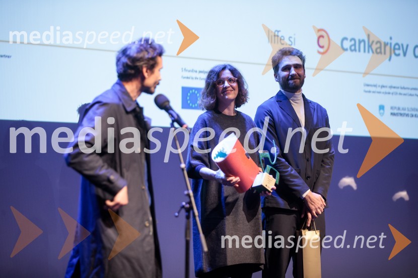  Juraj  Lerotić, Filmski režiser;  Miljenka  Čogelja, Filmska producentka;  Goran Marković, igralec33. LIFFE, zaključek ljubljanskega mednarodnega filmskega festivala