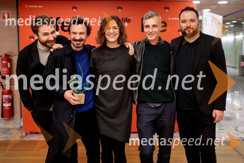  Goran Marković, igralec;  Juraj  Lerotić, Filmski režiser;  Miljenka  Čogelja, Filmska producentka;  Marko Brdar, direktor fotografije;  Dušan  Kasalica, filmski režiser33. LIFFE, zaključek ljubljanskega mednarodnega filmskega festivala