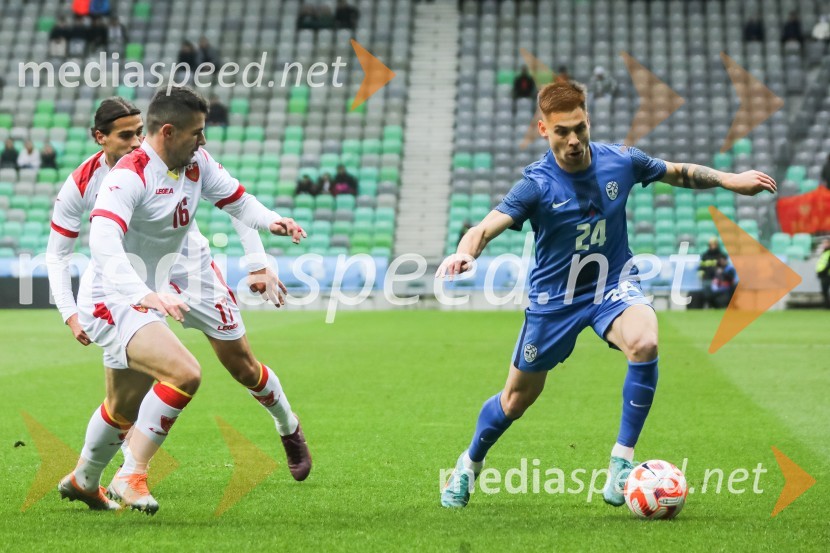 ... ;  ... ;  Gregor  Sikošek, nogometaš, NK MariborNogometna tekma Slovenija - Črna gora