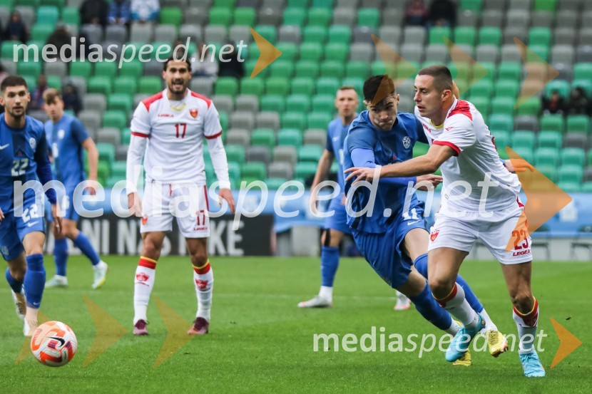 Nogometna tekma Slovenija - Črna gora