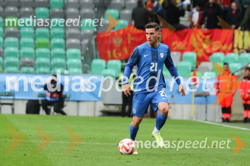  Benjamin Verbič, nogometaš, Dinamo KijevNogometna tekma Slovenija - Črna gora