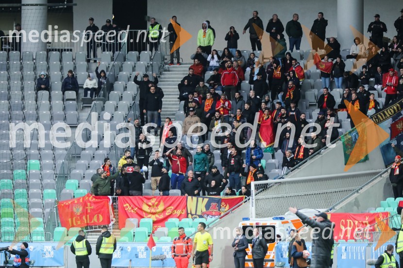 Nogometna tekma Slovenija - Črna gora