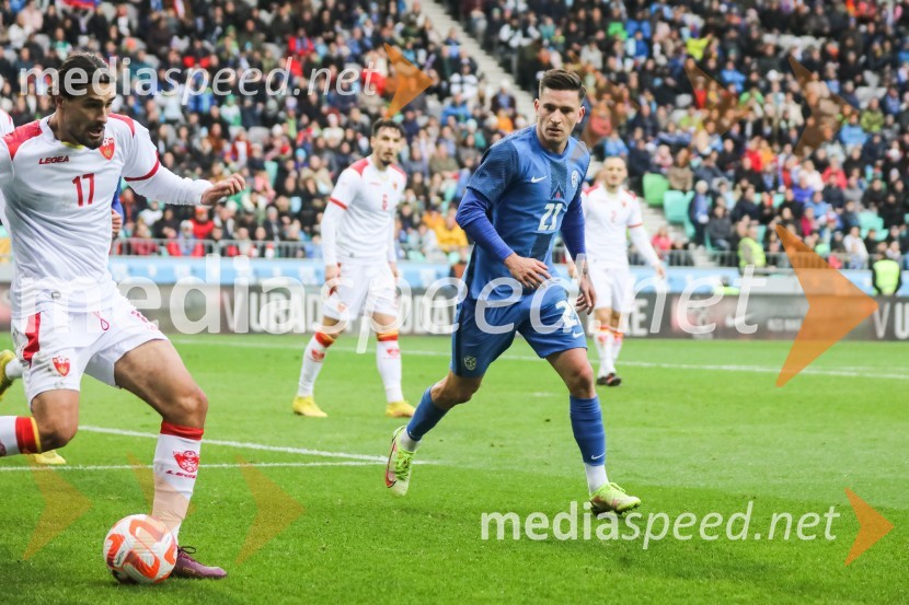  Benjamin Verbič, nogometaš, Dinamo KijevNogometna tekma Slovenija - Črna gora