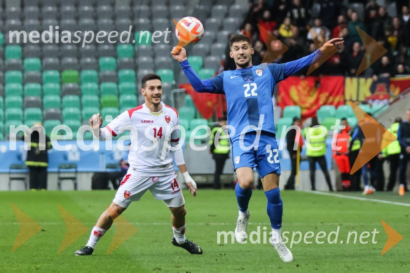  ... ;  Adam Gnezda Čerin, nogometaš, NK DomžaleNogometna tekma Slovenija - Črna gora