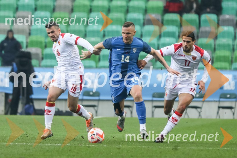  ... ;  Jasmin Kurtić, nogometaš, Spal;  ... Nogometna tekma Slovenija - Črna gora