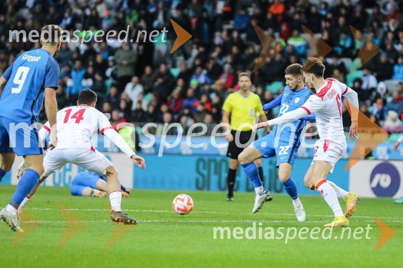 Nogometna tekma Slovenija - Črna gora