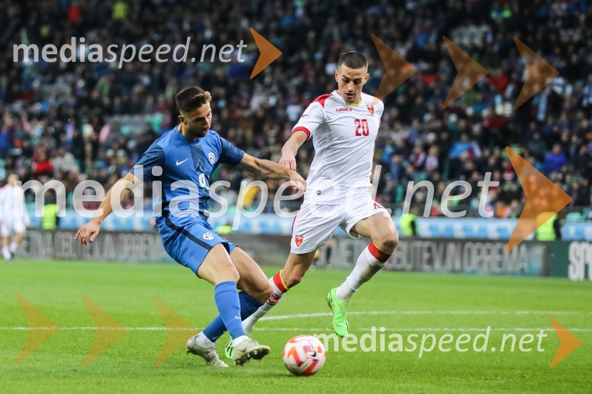  Andraž Šporar, nogometaš, ŠK Slovan Bratislava;  ... Nogometna tekma Slovenija - Črna gora