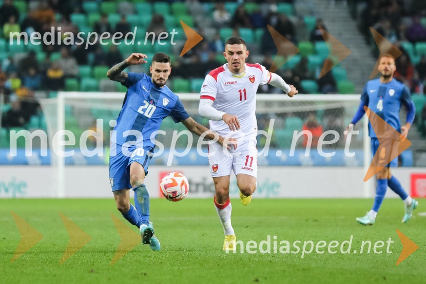  Petar Stojanović, nogometaš, GNK Dinamo Zagreb;  ... Nogometna tekma Slovenija - Črna gora