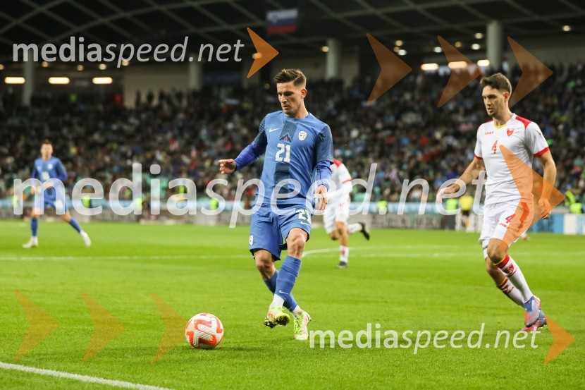  Benjamin Verbič, nogometaš, Dinamo Kijev;  ... Nogometna tekma Slovenija - Črna gora